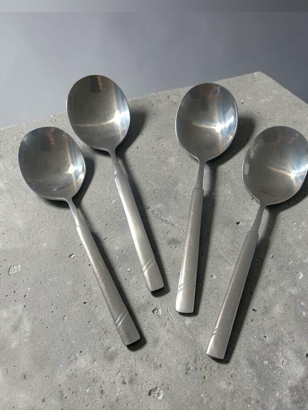Set Of 4 Vintage World Tableware 18/8 Stainless Steel